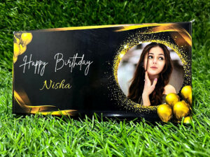 Personalized Premium Photo Chocolate With Customized Text Me...