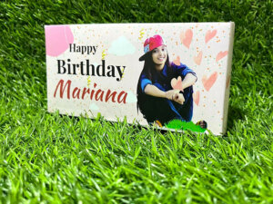 Personalized Premium Photo Chocolate With Customized Text Me...