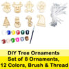 Wood Ornaments - A