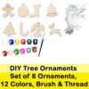 Wood Ornaments - B