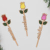 Wooden Name Rose