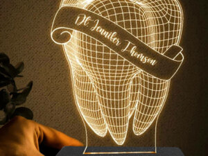 Personalized Gift For Dentist – LED Name Illusion Lamp...