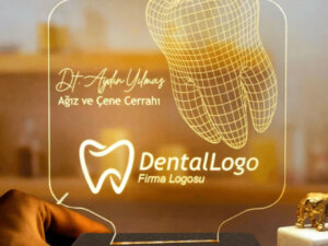 Personalized Name LED Lamp For Dentist Or For Doctor With Lo...