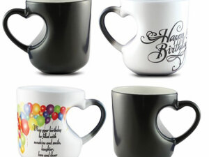 Personalized Heart Handle Coffee Magic Mug Gift With Photo