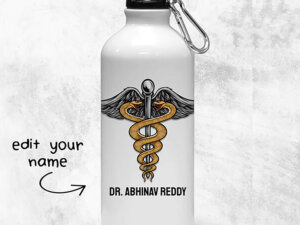 Personalized Water Bottle With Name – Gift For Doctor