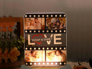 Personalized Love LED Couple Frame With Name And Photo