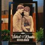 Customized Acrylic LED Big Photo Frame with Message