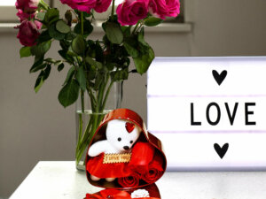 Personalized Gift Basket For Couple 7 Gifts Inside