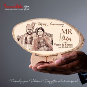 Personalized Engraved Natural Wood Photo Plank For All Occasions