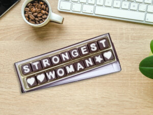 Premium Chocolate Gift With Strongest Woman Text For Women&#...