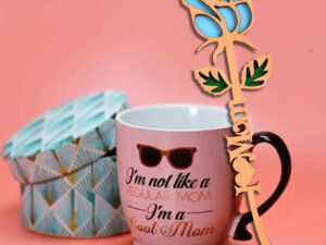 Wooden Mom Rose Gift For Mother’s Day