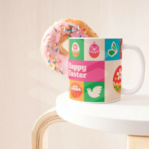 Happy Easter Ceramic Coffee Mug Gifts For Families & Friend