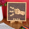 Personalized Wooden Gift For Papa