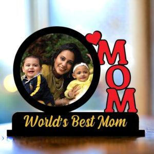 Customized World’s Best Mom Table Top Photo Frame For ...