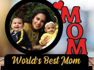 Customized World’s Best Mom Table Top Photo Frame For ...