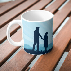 Dad & Son Printed Coffee Mug Gift For Papa On Father’s Day