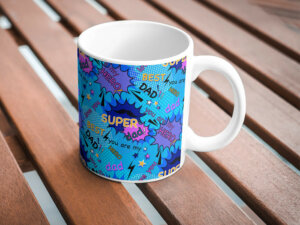 Premium Ceramic Super Dad Coffee Mug Gift For Father’s Day