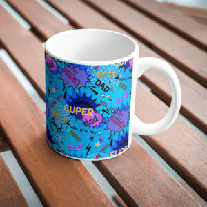 Premium Ceramic Super Dad Coffee Mug Gift For Father’s...