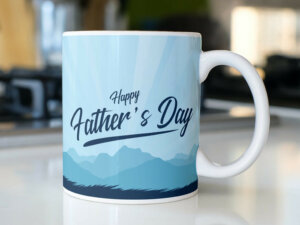 Dad & Son Printed Coffee Mug Gift For Papa On Father’s Day