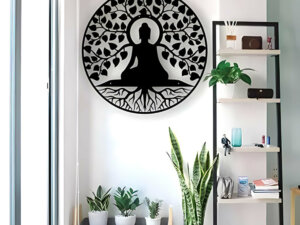 3D Buddha Wall Sticker For Home Art Decor