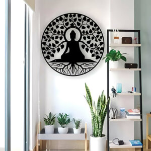 3D Buddha Wall Sticker For Home Art Decor