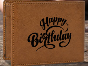 Personalized Croc Men’s Photo Wallet For Birthday Gift