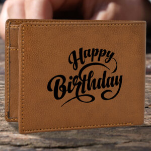 Personalized Croc Men’s Photo Wallet For Birthday Gift