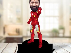 Customize Super Heroes Caricature Gift For Dad Or Father Bir...