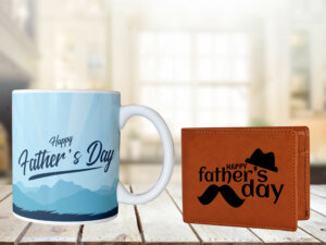 Fathers Day Combo of Mug and Wallet Gift Set for Dad