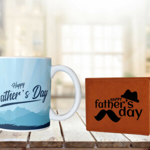 Fathers Day Combo of Mug and Wallet Gift Set for Dad