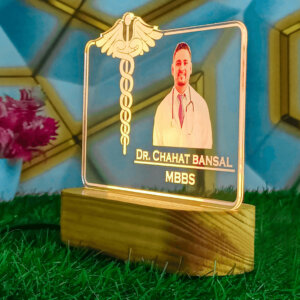 Personalized Illusion Photo Frame Gift For Doctors