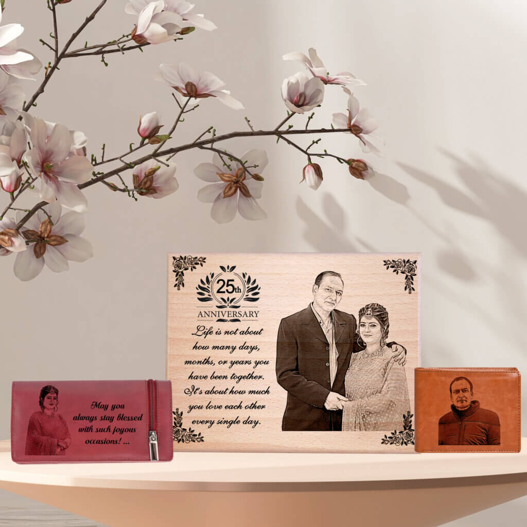 Personalized 25th Anniversary Gift For Parents & Couples Incredible Gifts