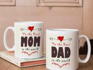 Personalized Combo Gifts For Parents (Mug & Heart Frame...