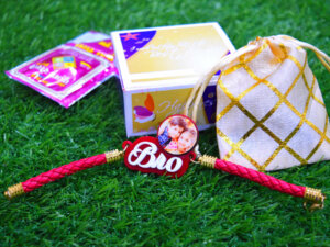 Personalized Photo Incredible Rakhi For Bro