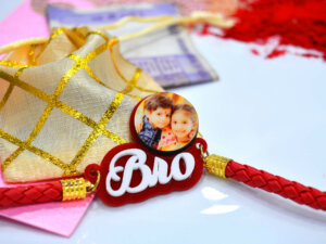 Personalized Photo Incredible Rakhi For Bro