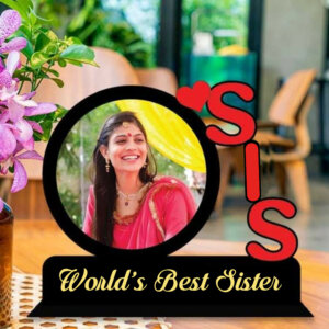 Personalized Worlds Best Sis Photo Frame For Sister