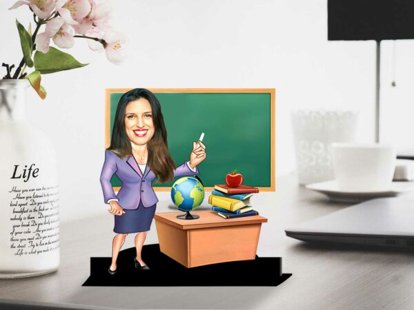 Female Teacher Caricature