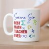 Mug for math teacher