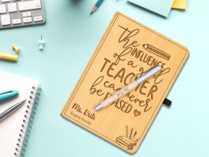 Personalized Handmade Wooden Diary & Wood Pen Gift For ...