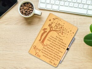 Personalized Wooden Pen & Diary for Daughter