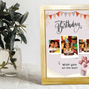 Personalized Happy Birthday Collage Photo Frame