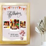 Personalized Happy Birthday Collage Photo Frame