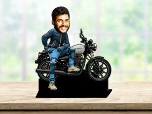 Personalized 3D Bike Caricature Gift for Bike Lovers