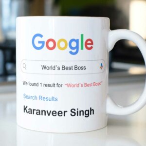 Personalized Photo Coffee Mug For Worlds Best Boss