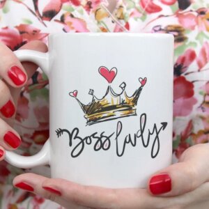 Premium Ceramic Coffee Mug Perfect Gift For Lady Boss