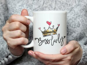 Premium Ceramic Coffee Mug Perfect Gift For Lady Boss