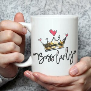 Premium Ceramic Coffee Mug Perfect Gift For Lady Boss