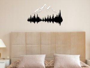 Mountain and Forest 3D Wooden Wall Art Decor for Home Decoration