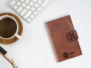 Customized Brown Passport Holder for Corporate Gifting (Set ...