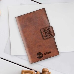 Customized Brown Passport Holder for Corporate Gifting (Set of 10)